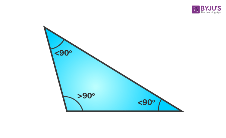 properties of obtuse angle