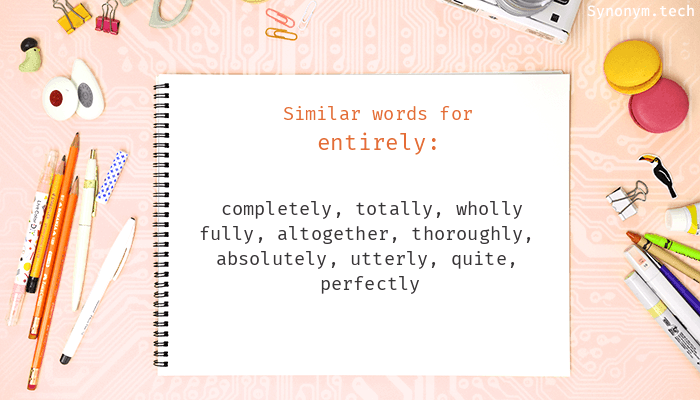 entirely antonym