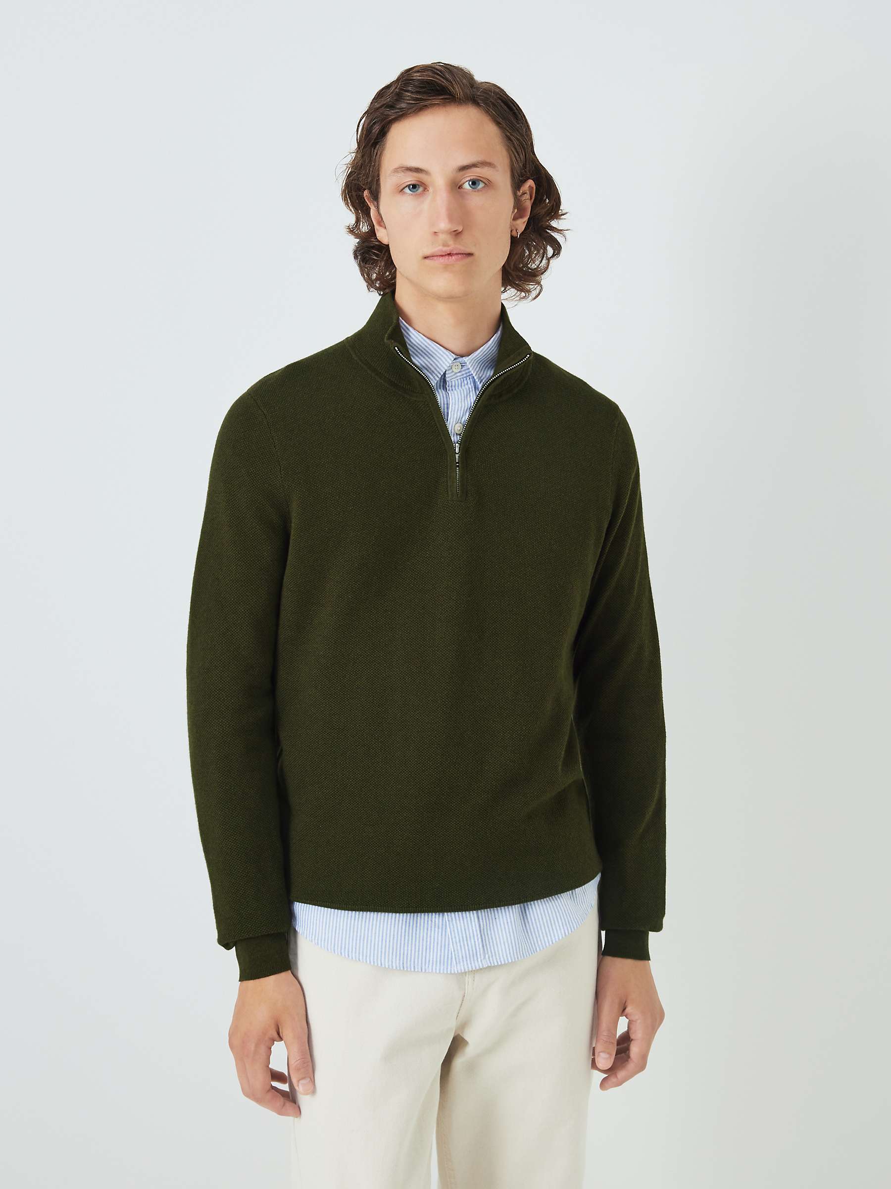 john lewis quarter zip