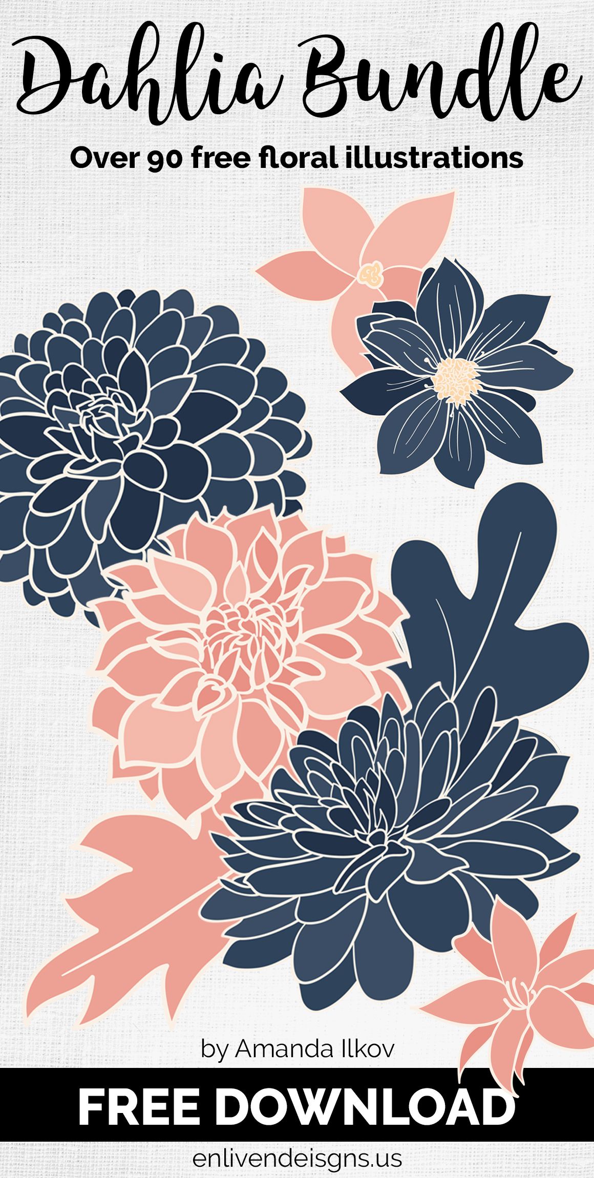 dahlia flower svg free