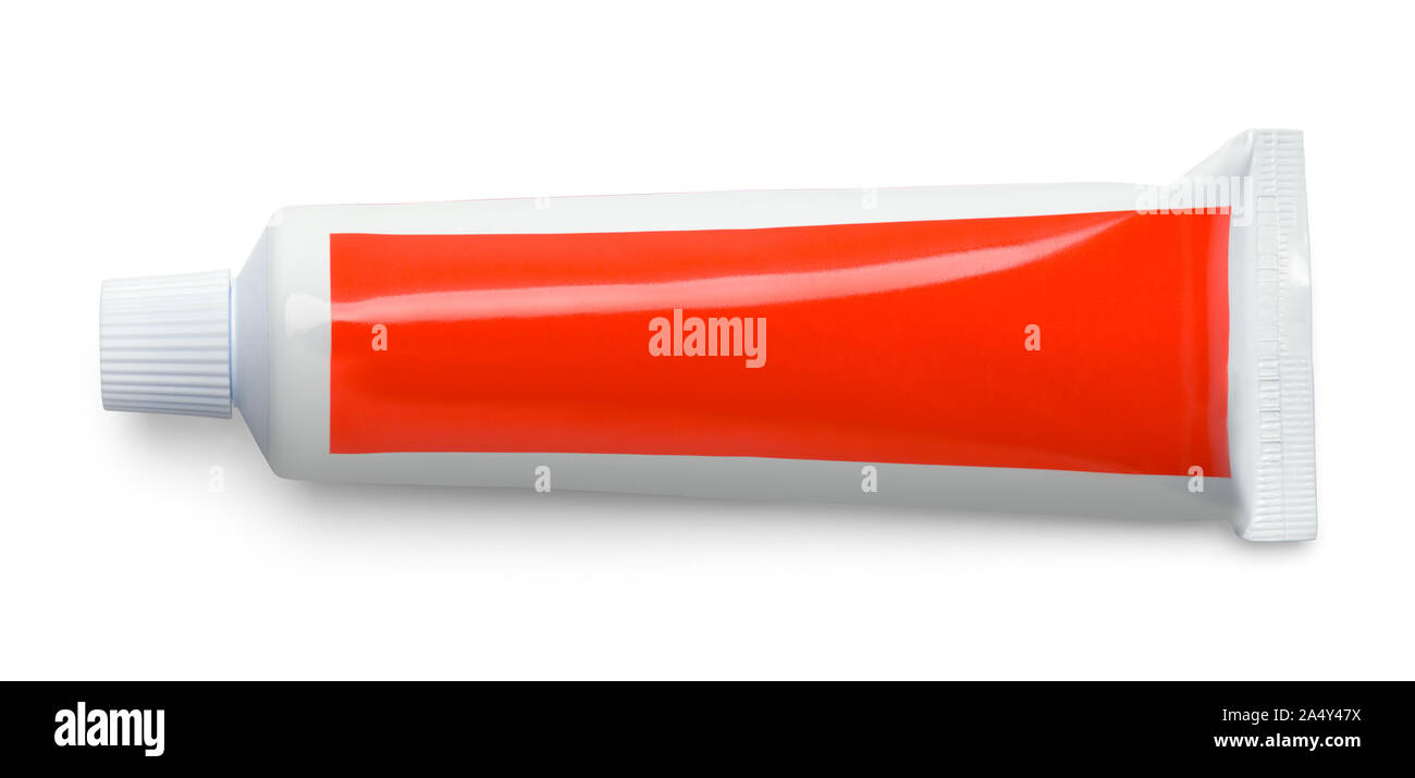 red tube toothpaste