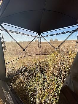 see thru ground blind