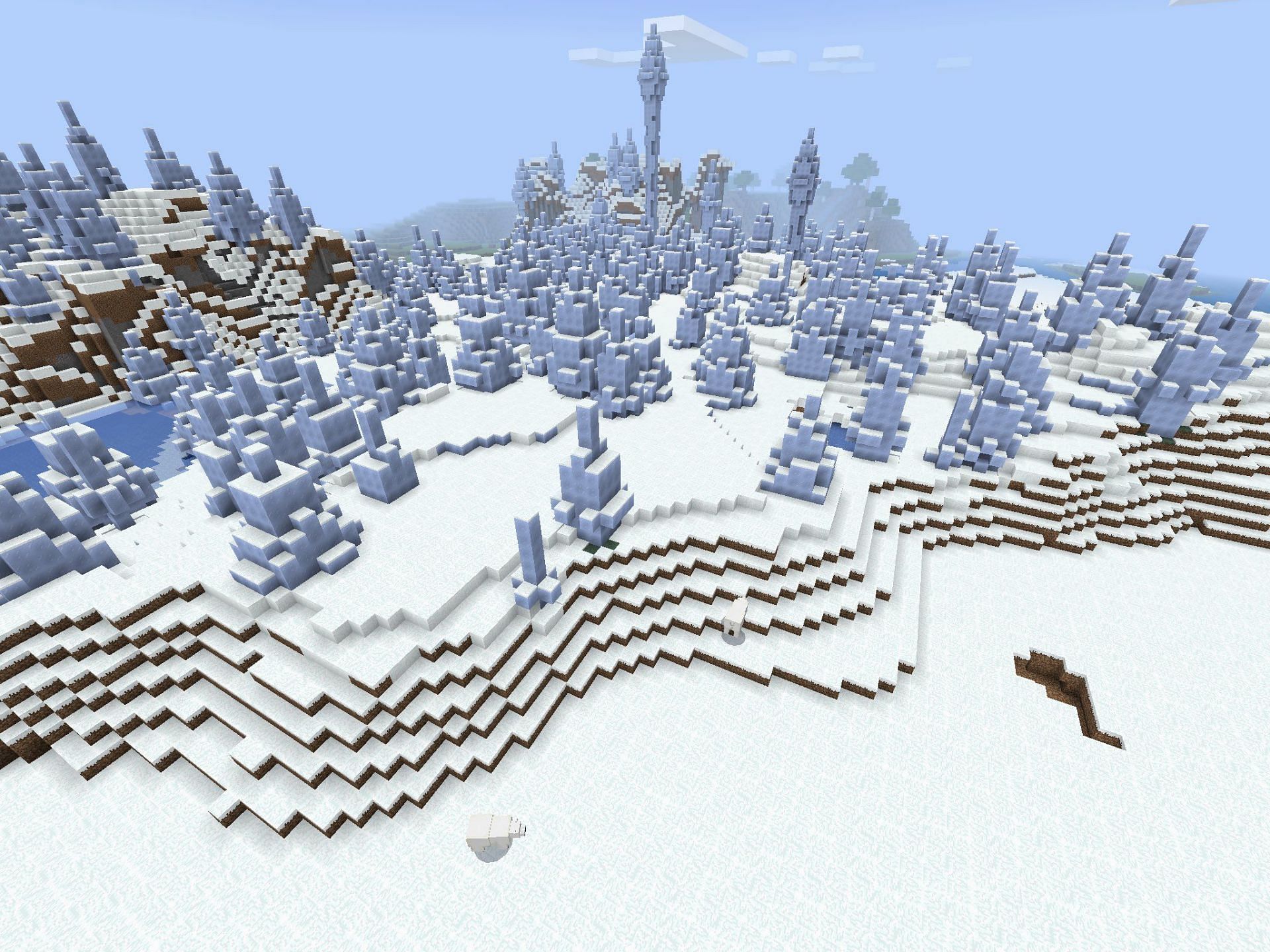 minecraft snow biome