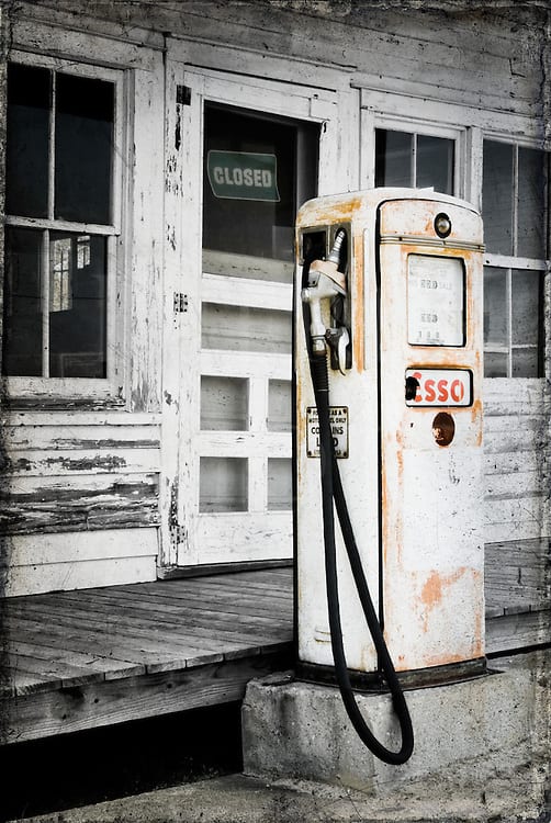 vintage esso gas pump