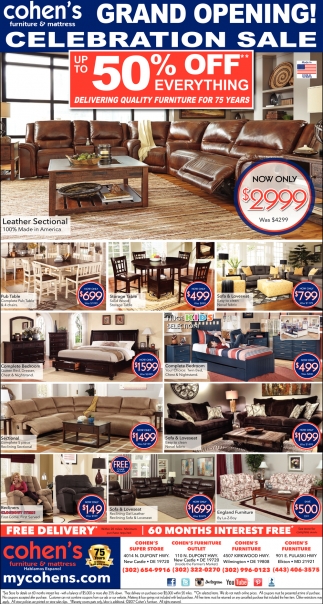 cohens furniture outlet