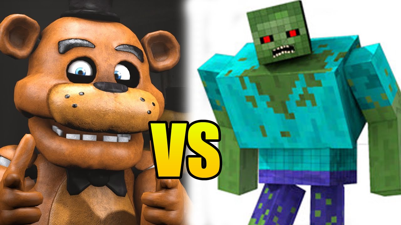 fnaf vs minecraft zombies