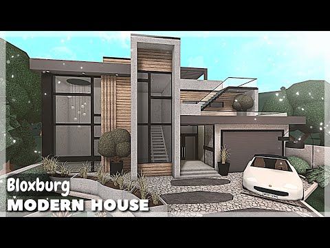 modern bloxburg house