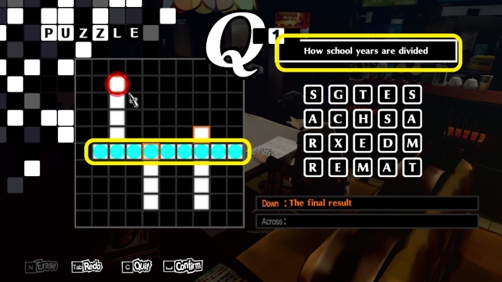 persona 5 royal crossword answers