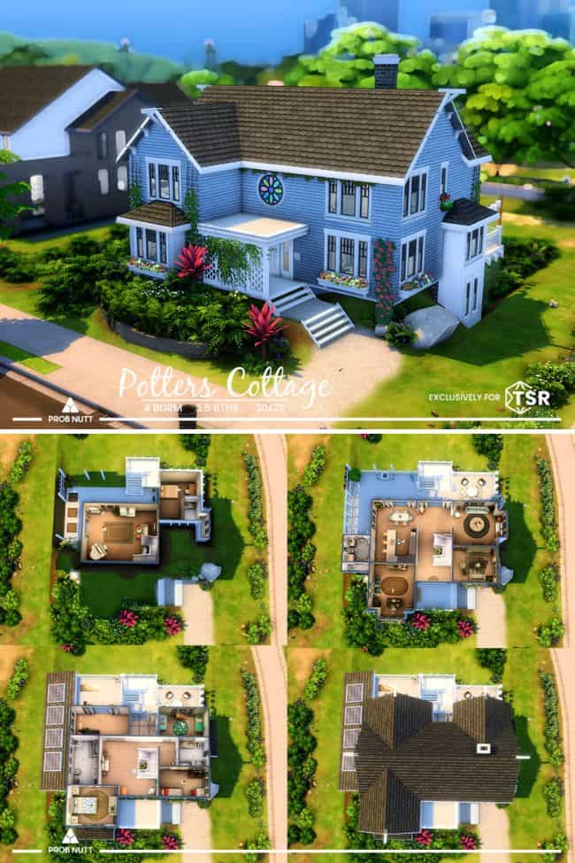 sims 4 5 bedroom house layout