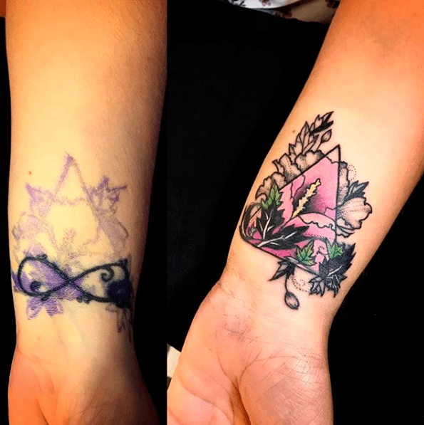 cover up tattoo muñeca mujer