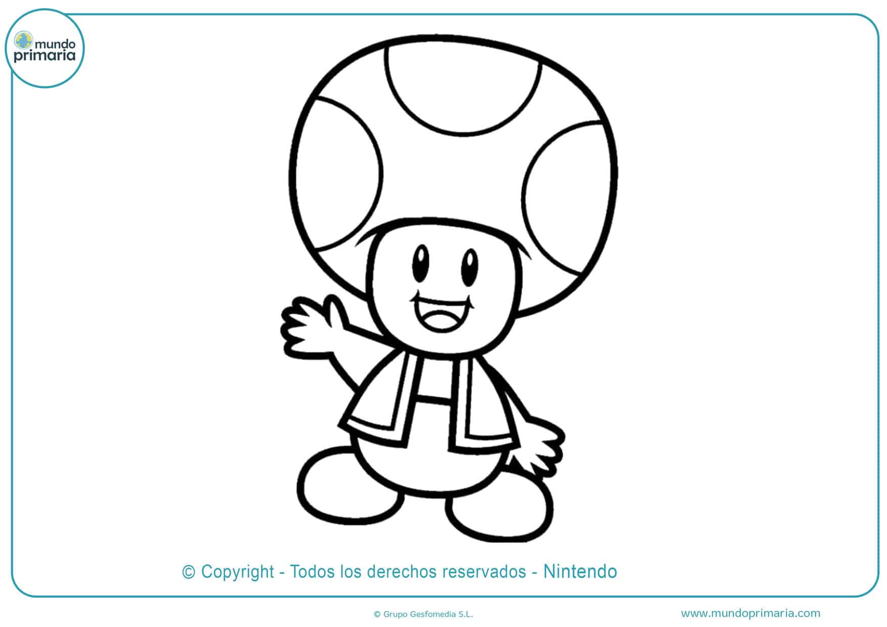 personajes mario bros para colorear