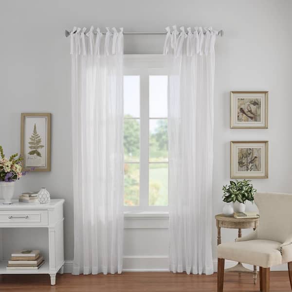 long voile curtains