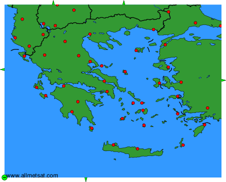 greece weather forecast 10 days