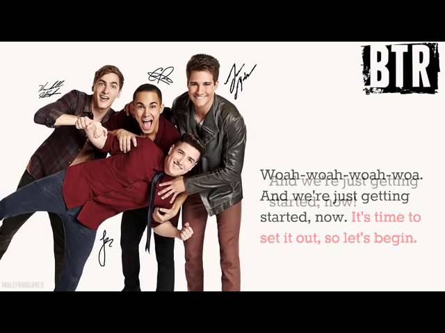 big time rush 24 seven lyrics