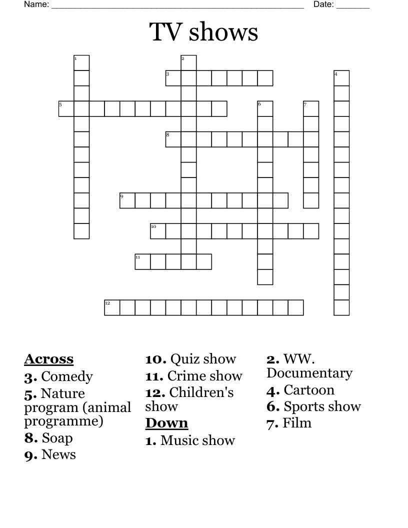 tv interview excerpt crossword clue