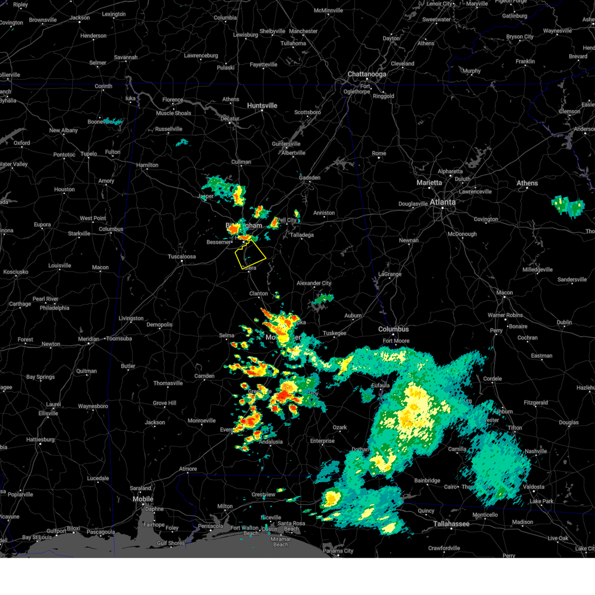 weather radar calera al