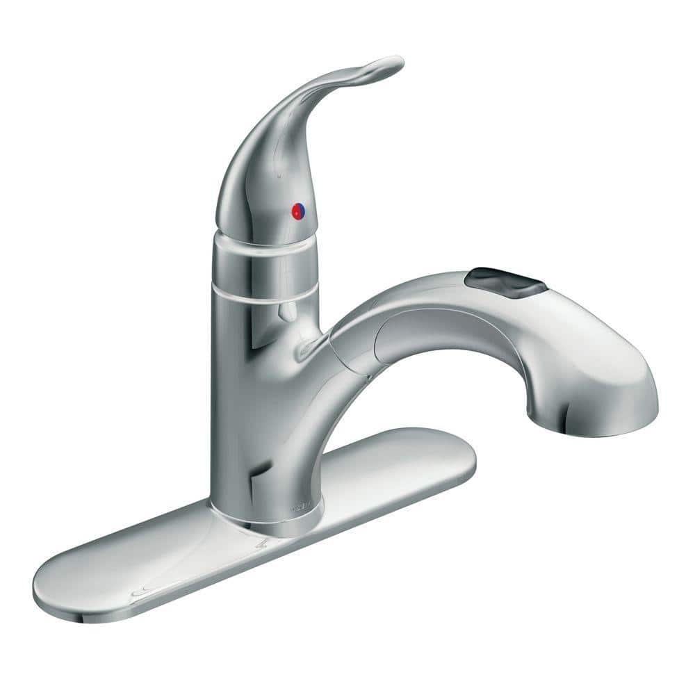 moen kitchen faucet with pull-out spray