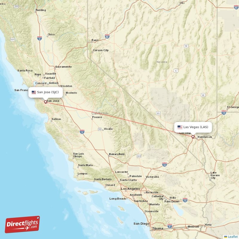 airfare san jose to las vegas