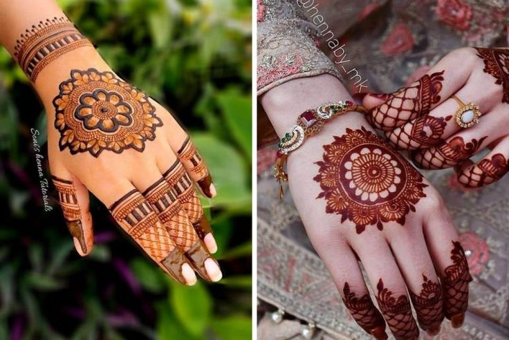 circular mehndi designs