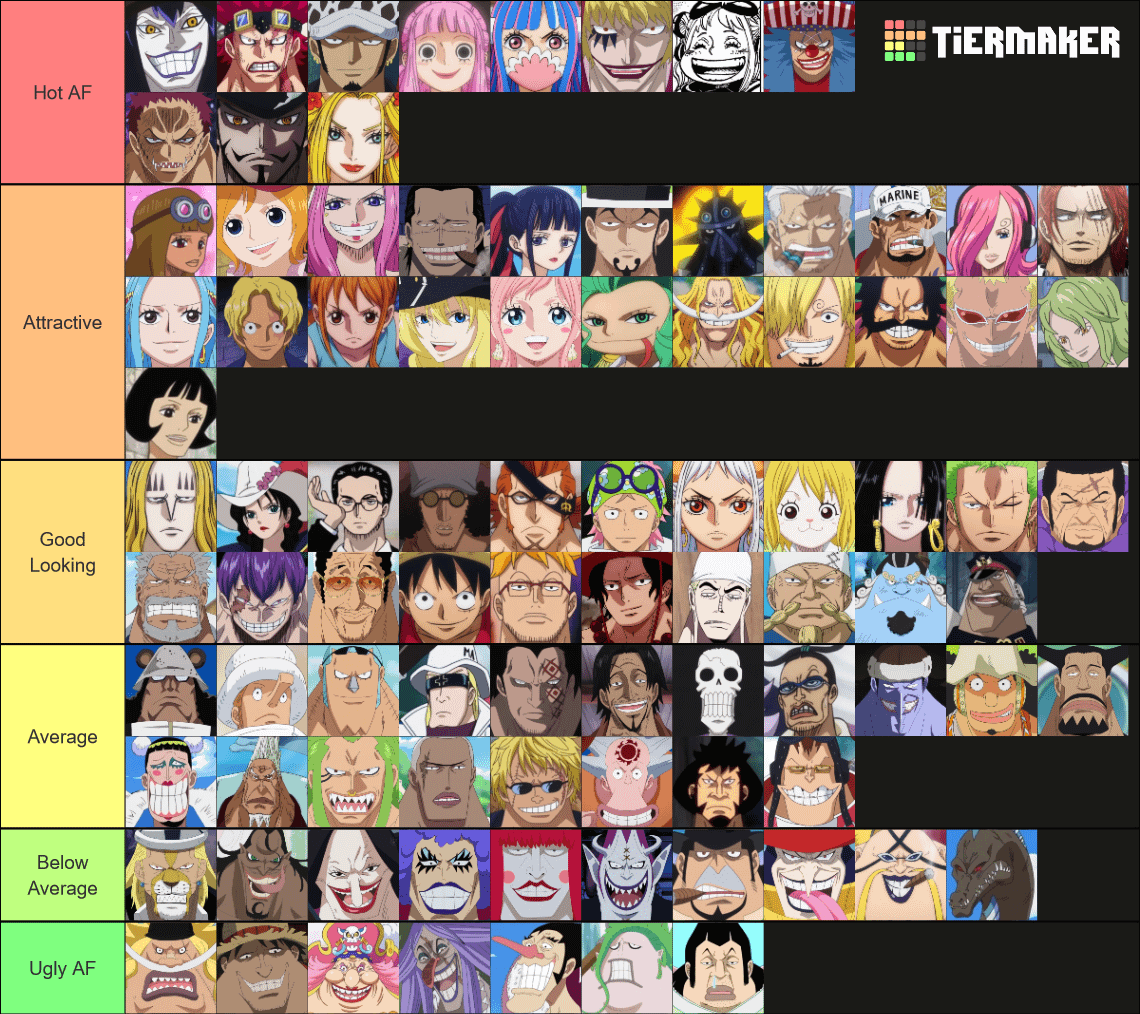 hot one piece characters