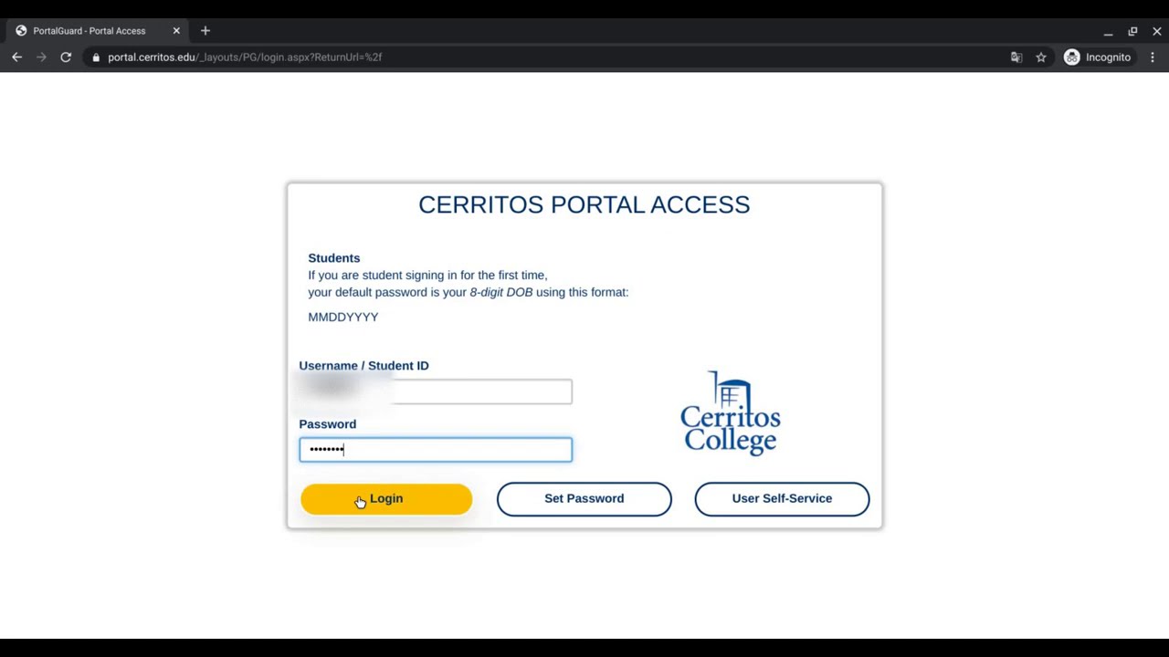 mycerritos login