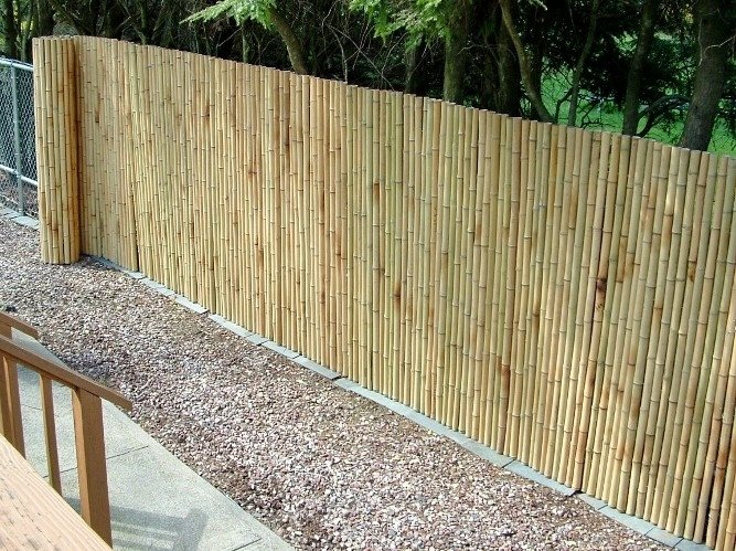 bamboo fencing rolls