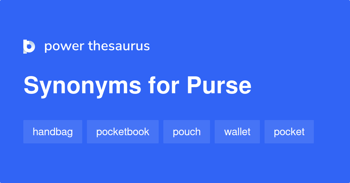 synonyms of purse