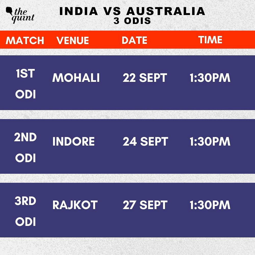 ind vs aus t20 match time table