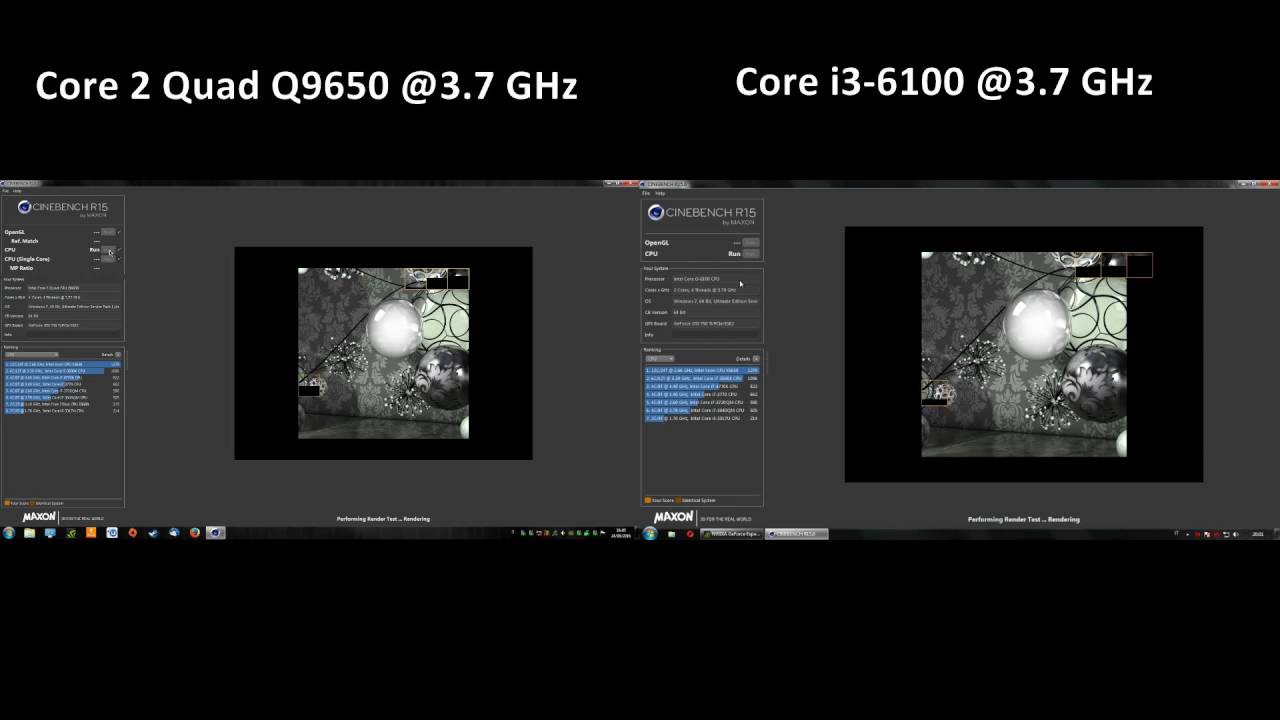 intel core 2 quad q9650 vs i3