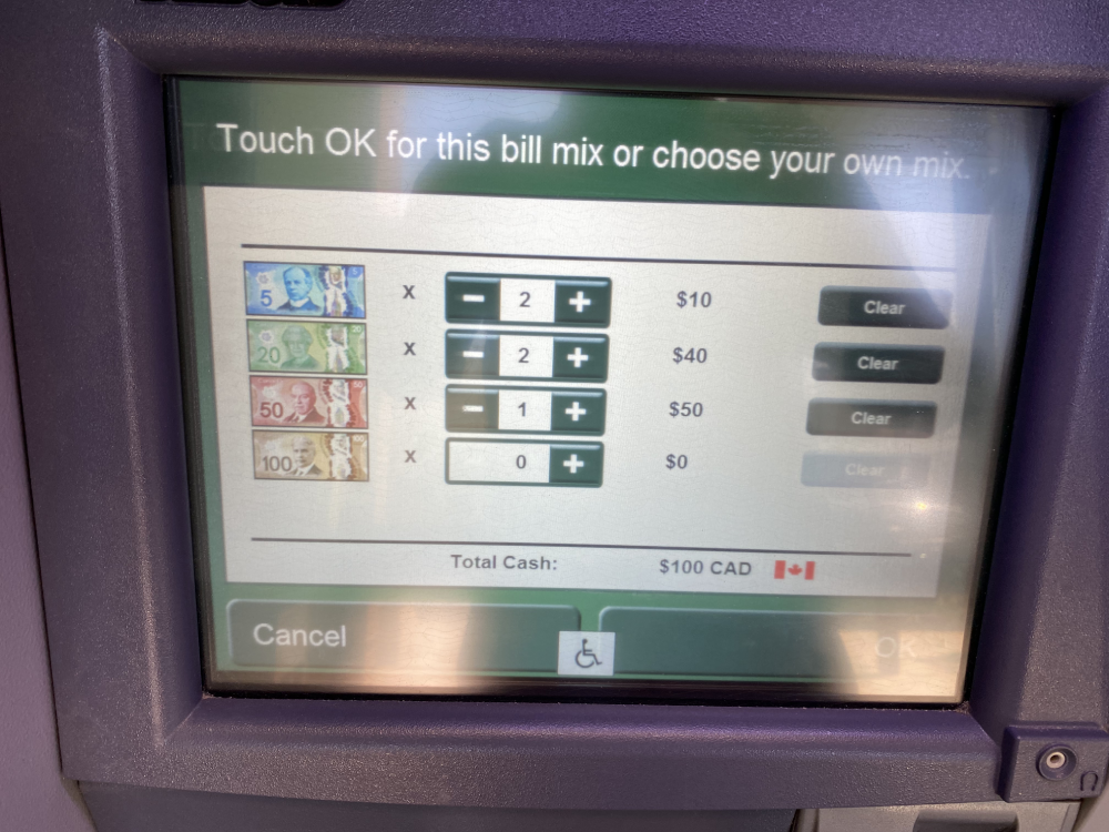 maximum withdrawal from td atm