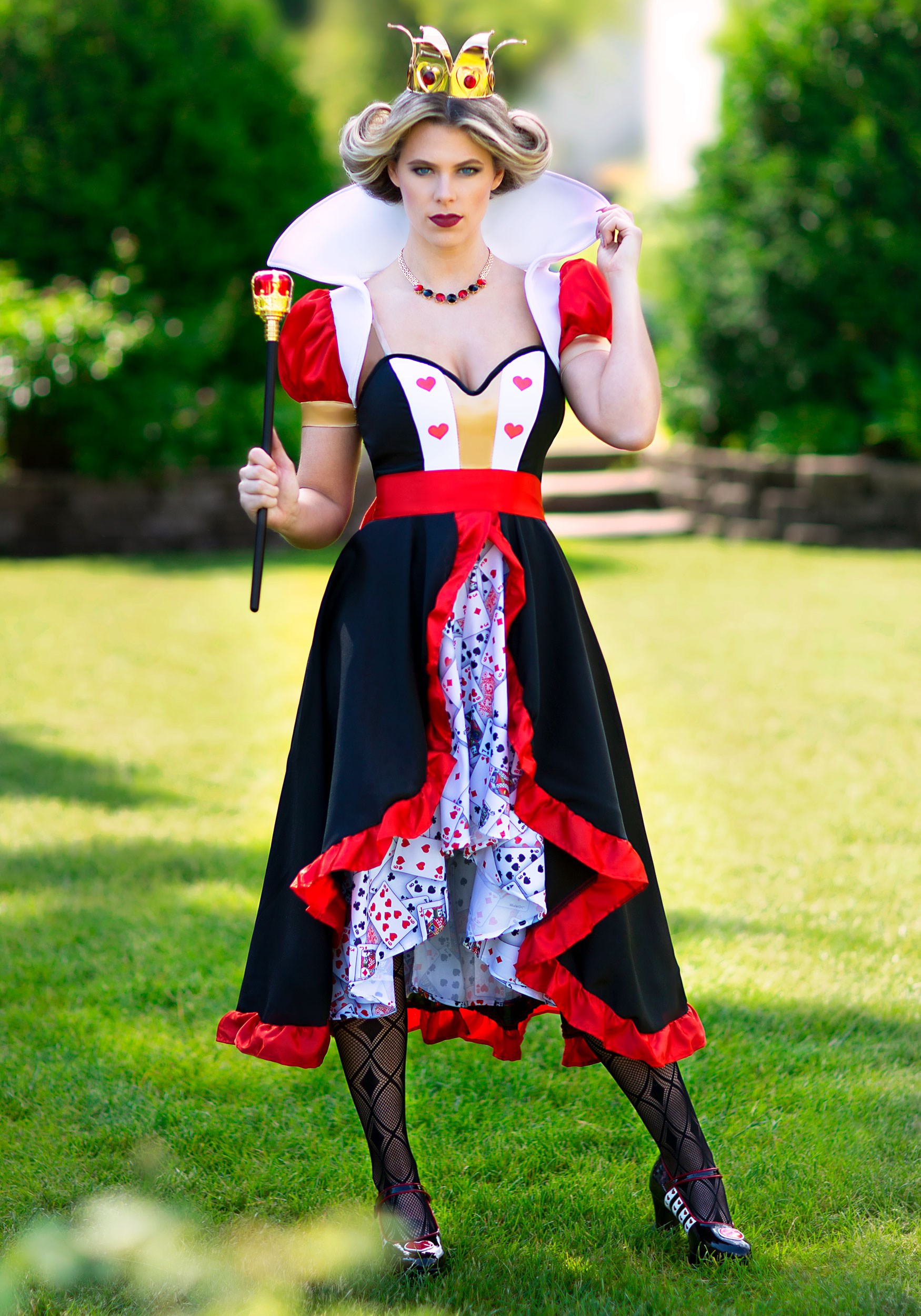 plus size queen of hearts costume