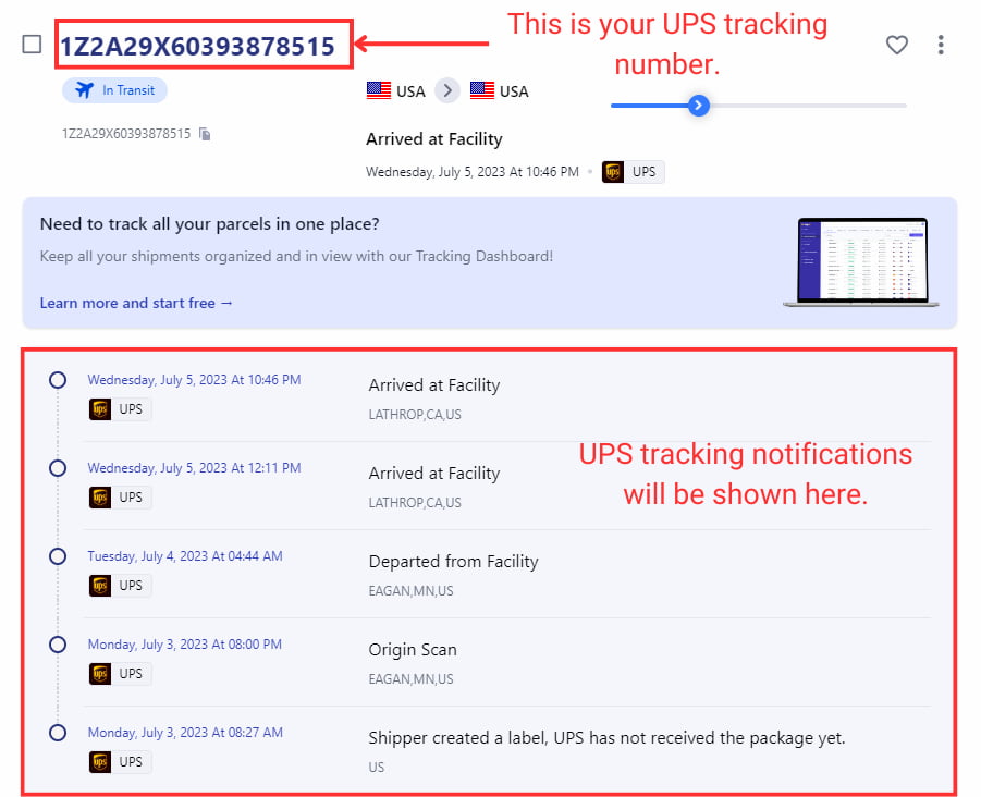 ups tracking by name and address