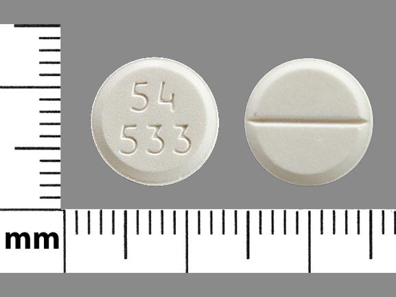 round white pill 54 583