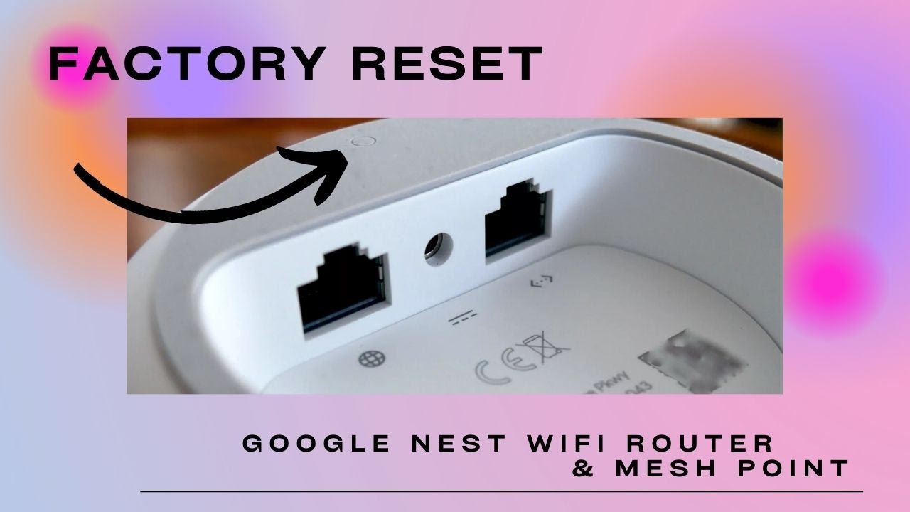 google wifi factory reset