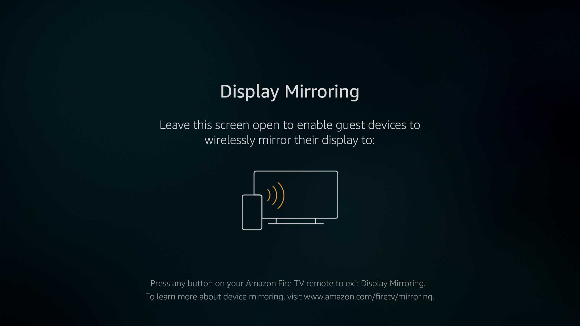 screen mirroring fire tv