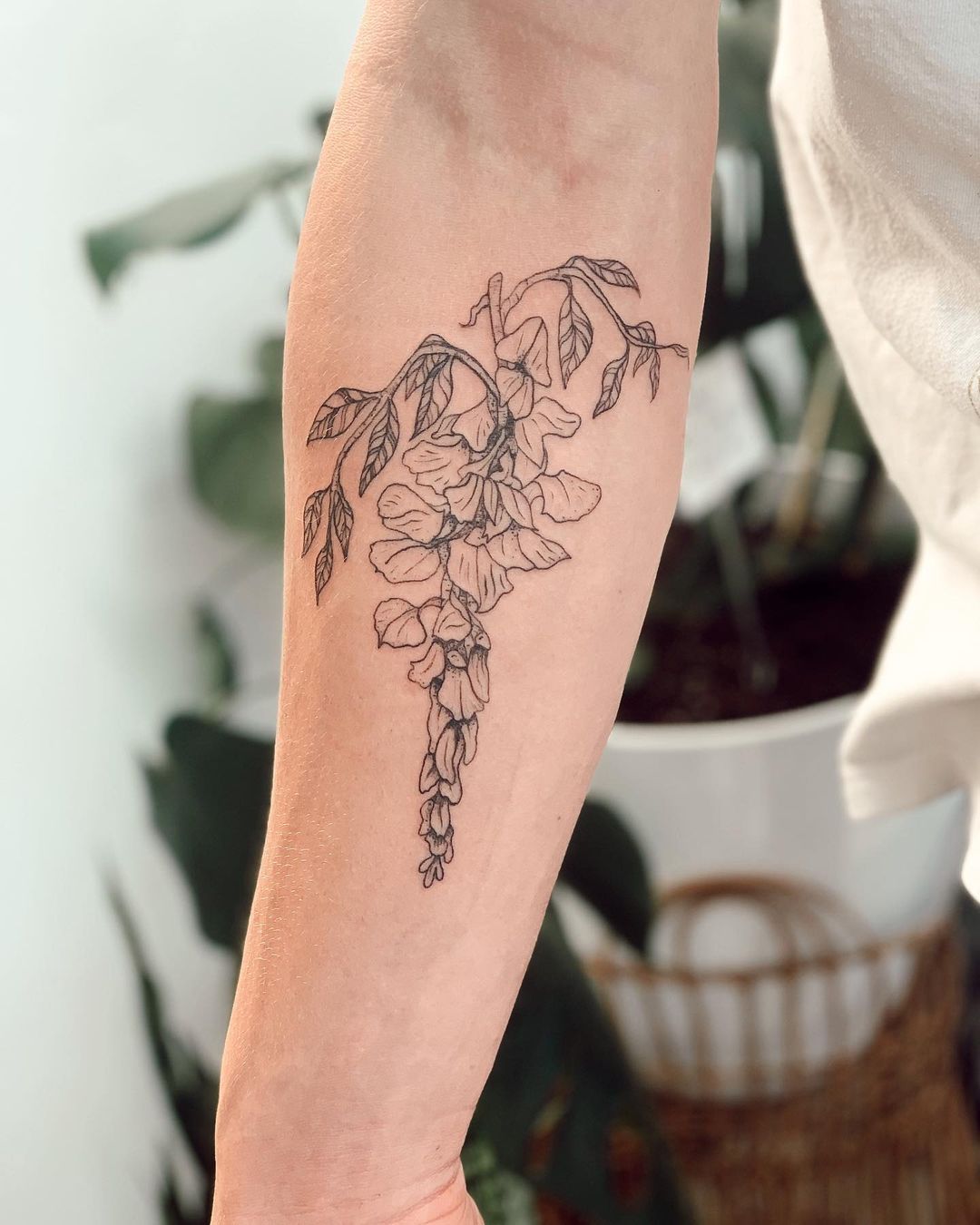 wisteria tattoo