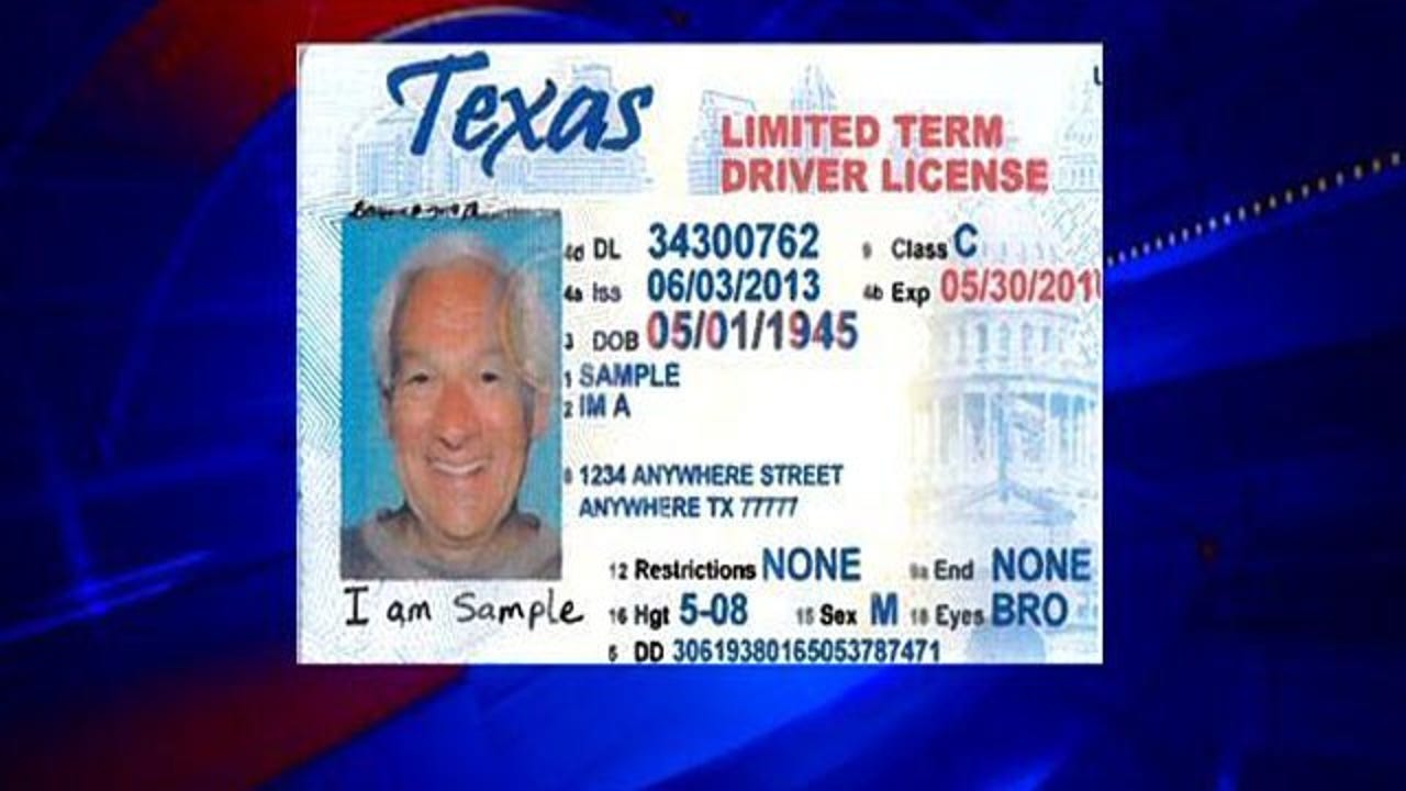 what is a limited term drivers license in texas