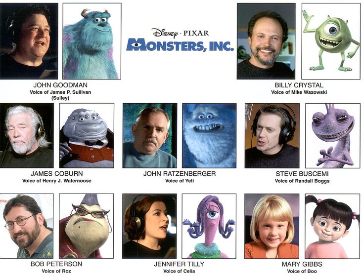 monsters inc cast