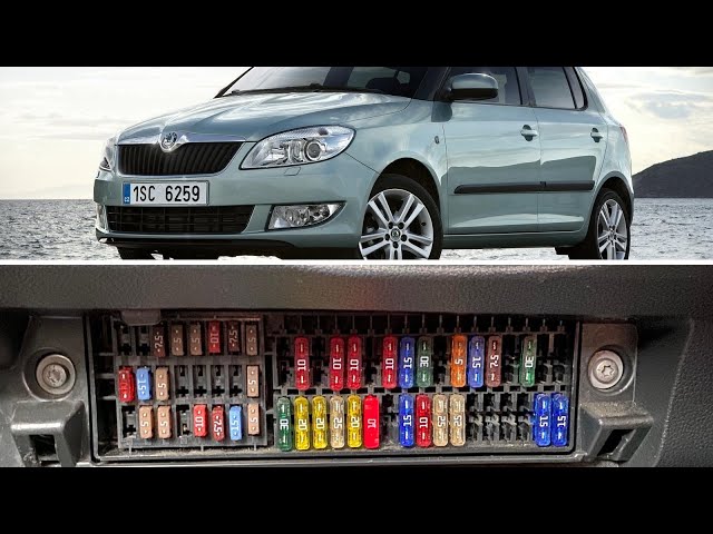 fuse box on skoda fabia