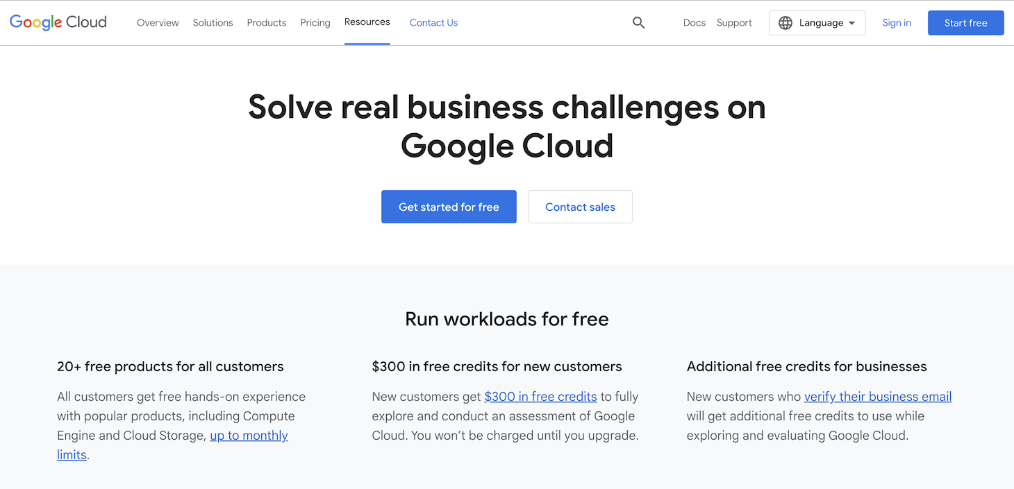 google cloud free 300 usd