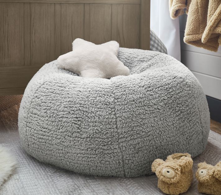 gray bean bag