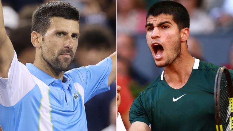 djokovic vs alcaraz live