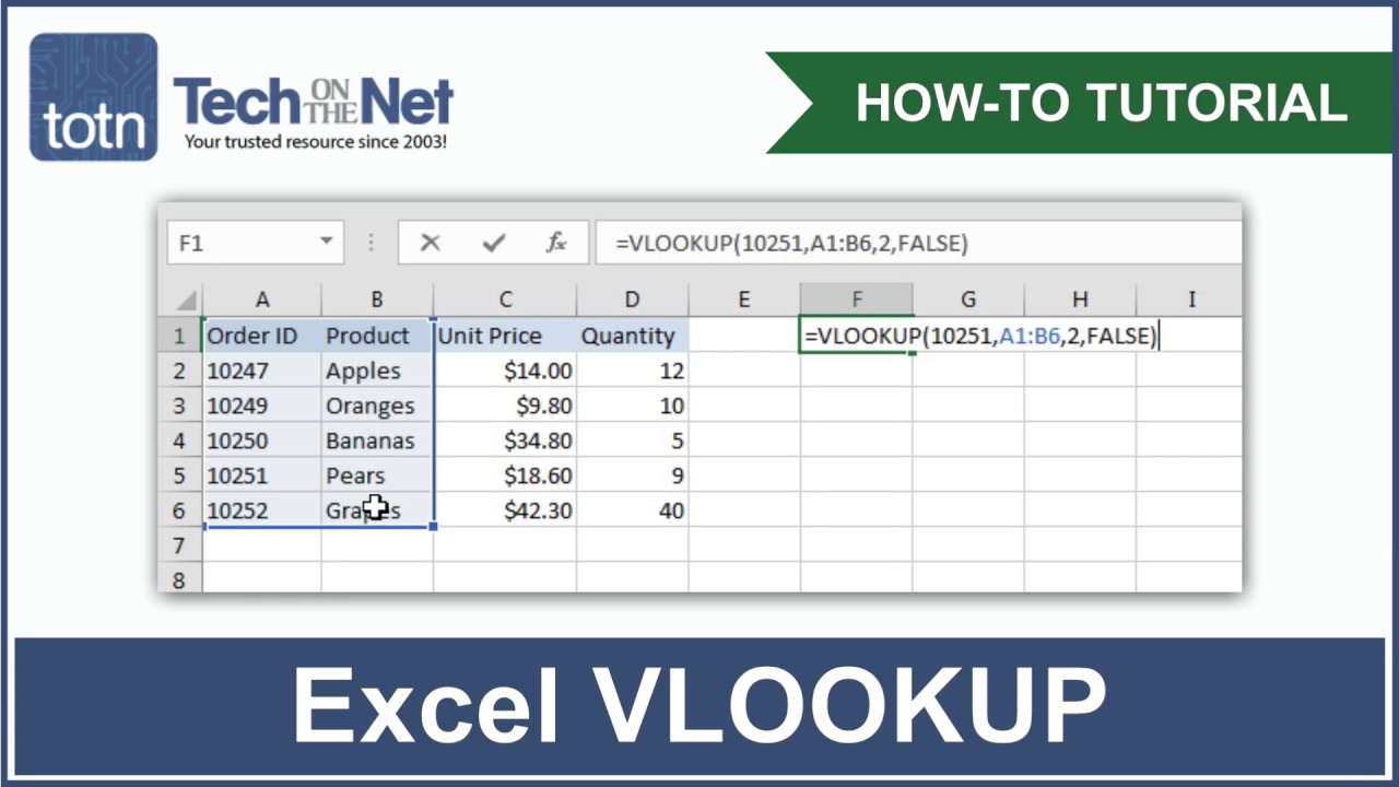 vlookup youtube