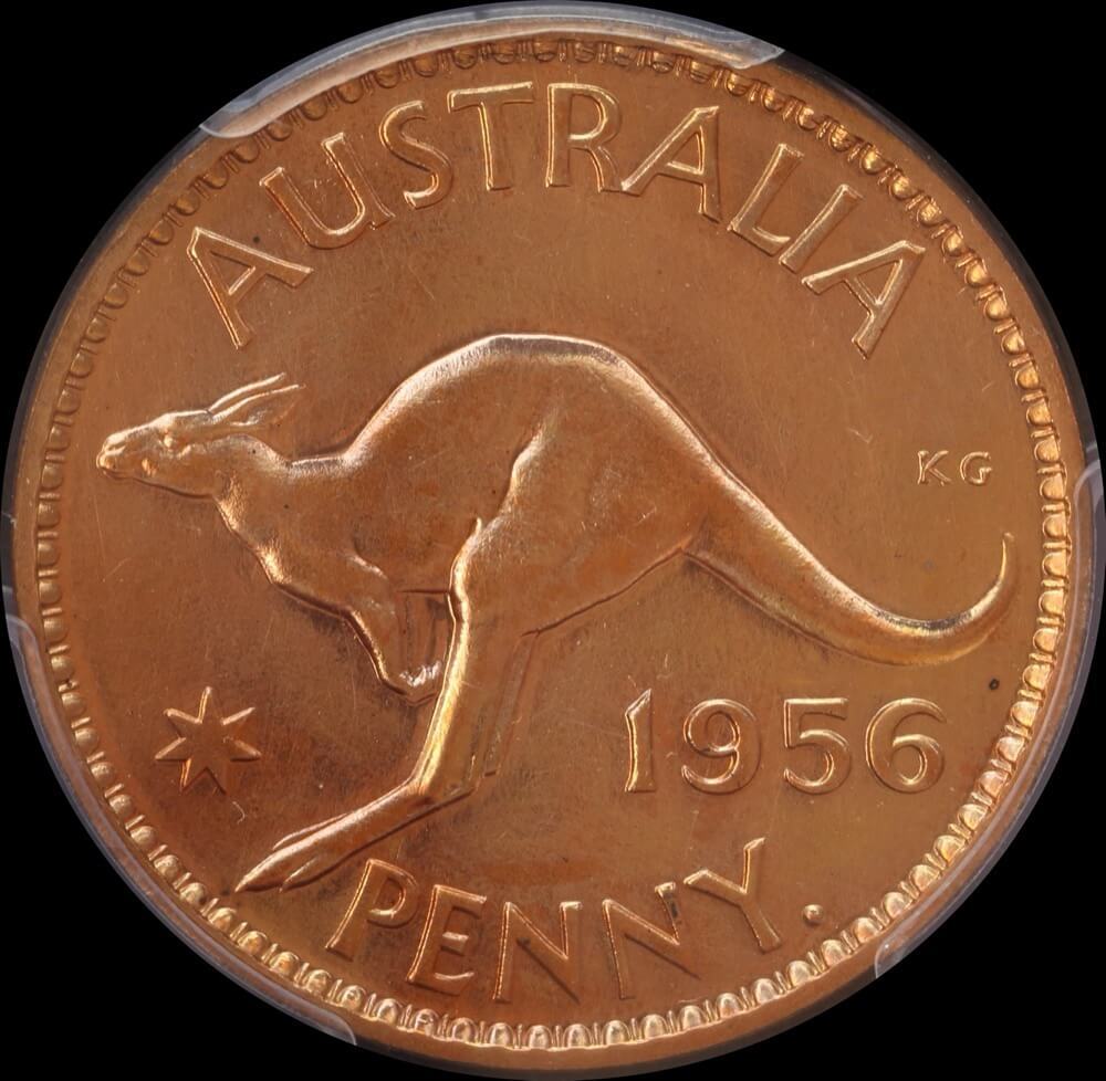 how much is an australian 1956 penny worth