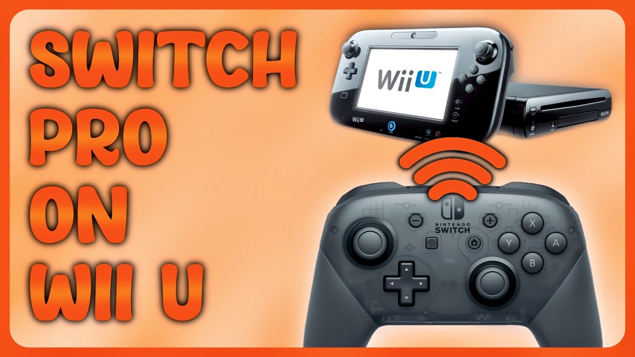 switch pro controller on wii u
