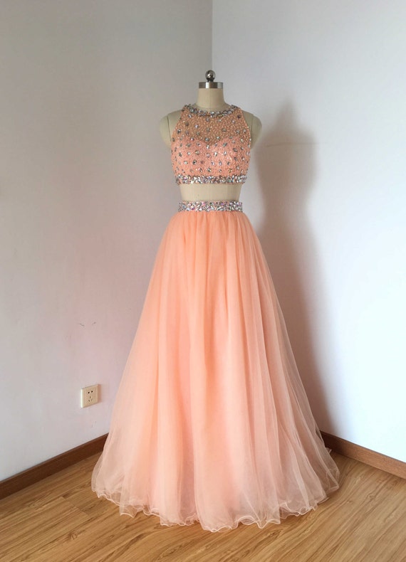 two piece ball dress