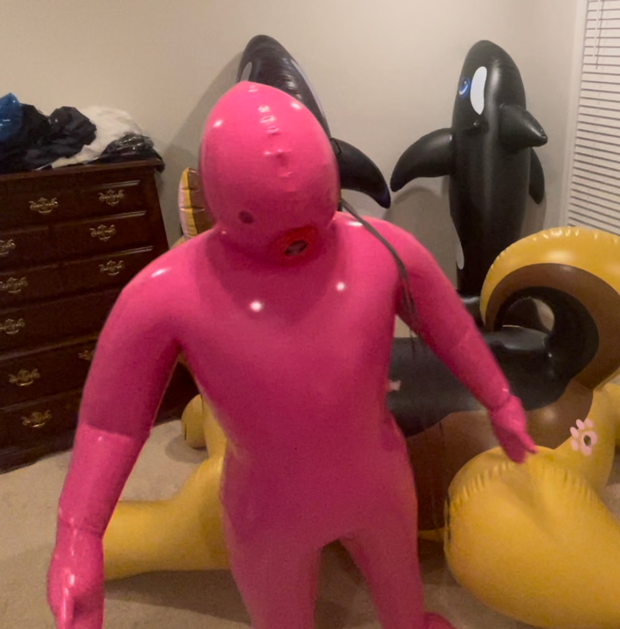 inflatable pvc suit