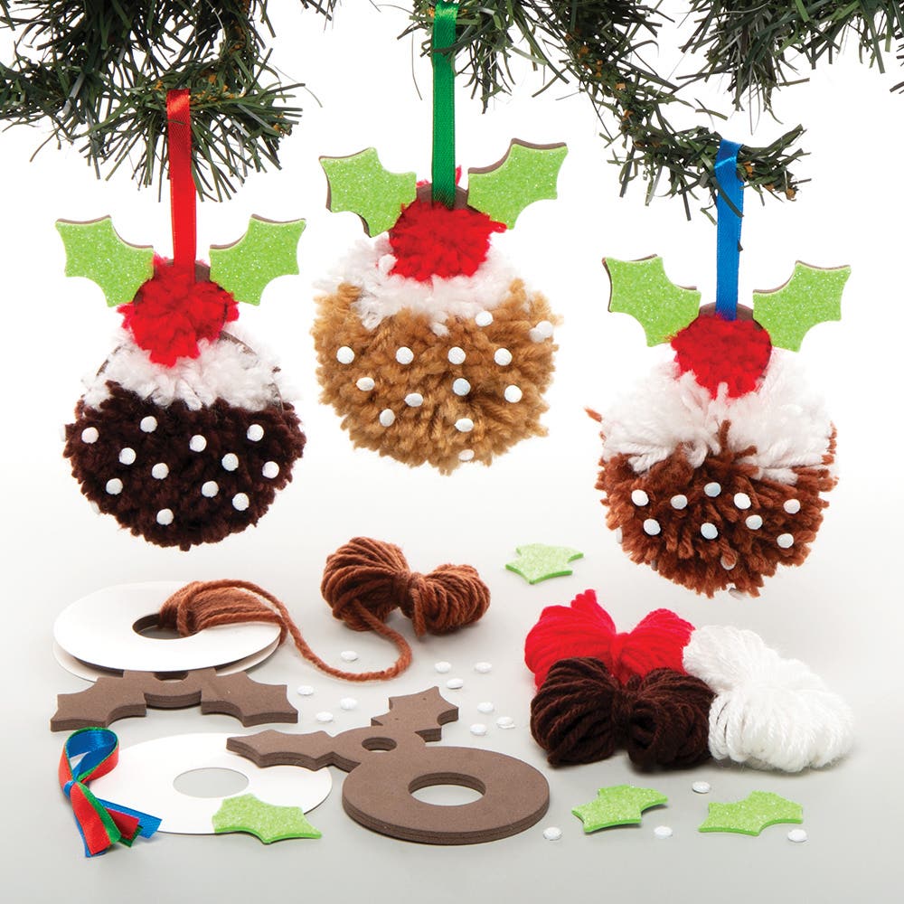 pom pom christmas decorations