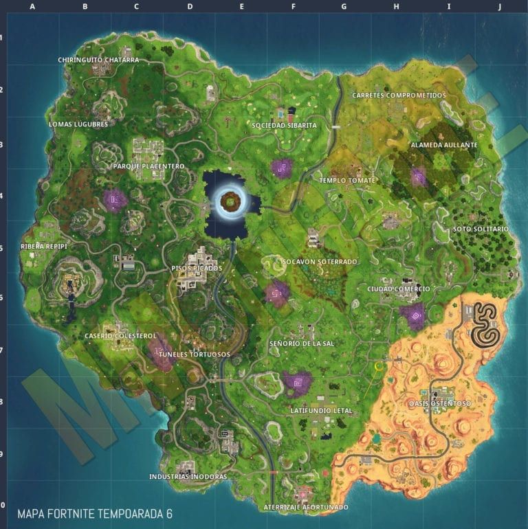 mapa season 5 fortnite