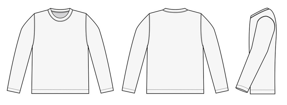 long sleeve shirt vector free